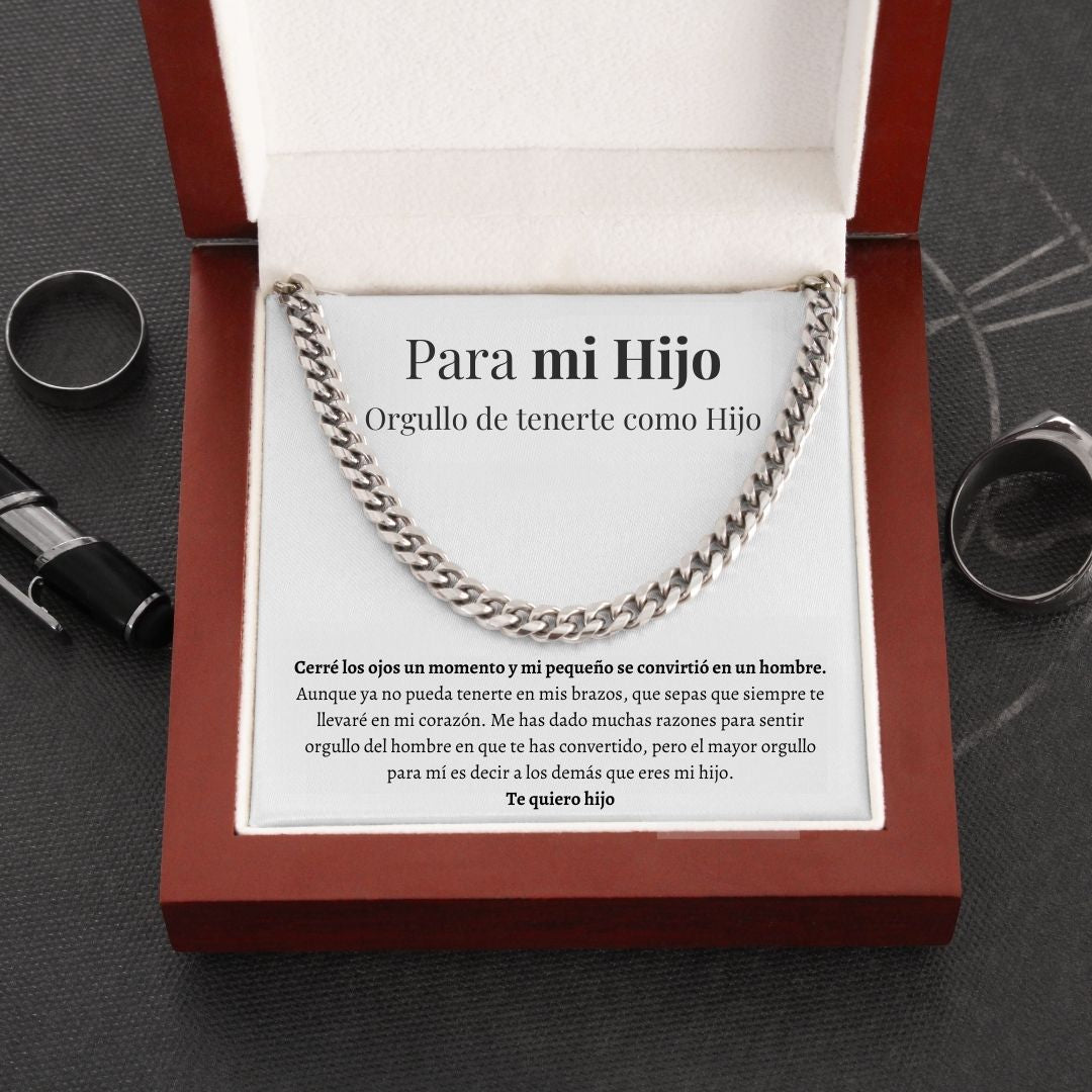 Cadena estilo cubana - Para mi hijo - Moroveta