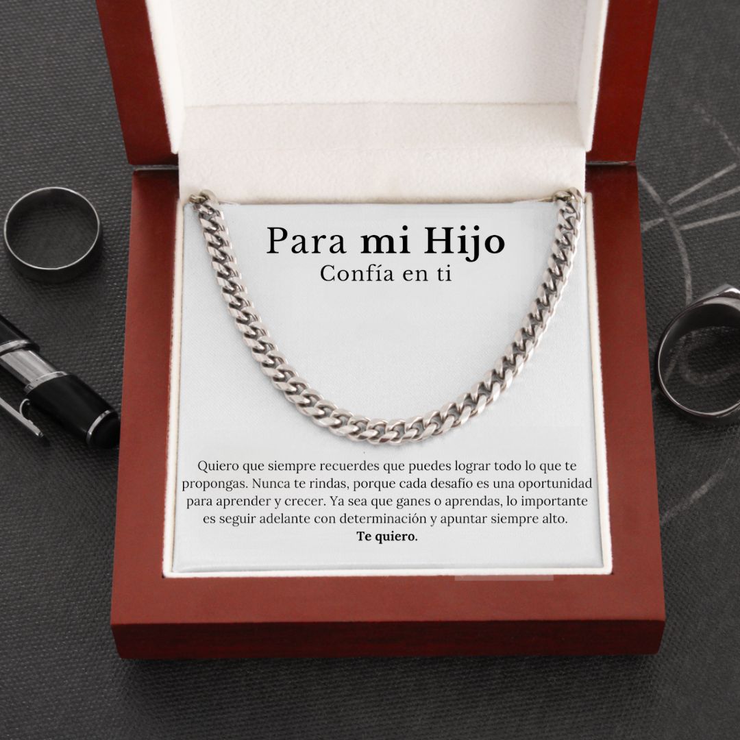 Cadena estilo cubana - Para mi hijo - Moroveta