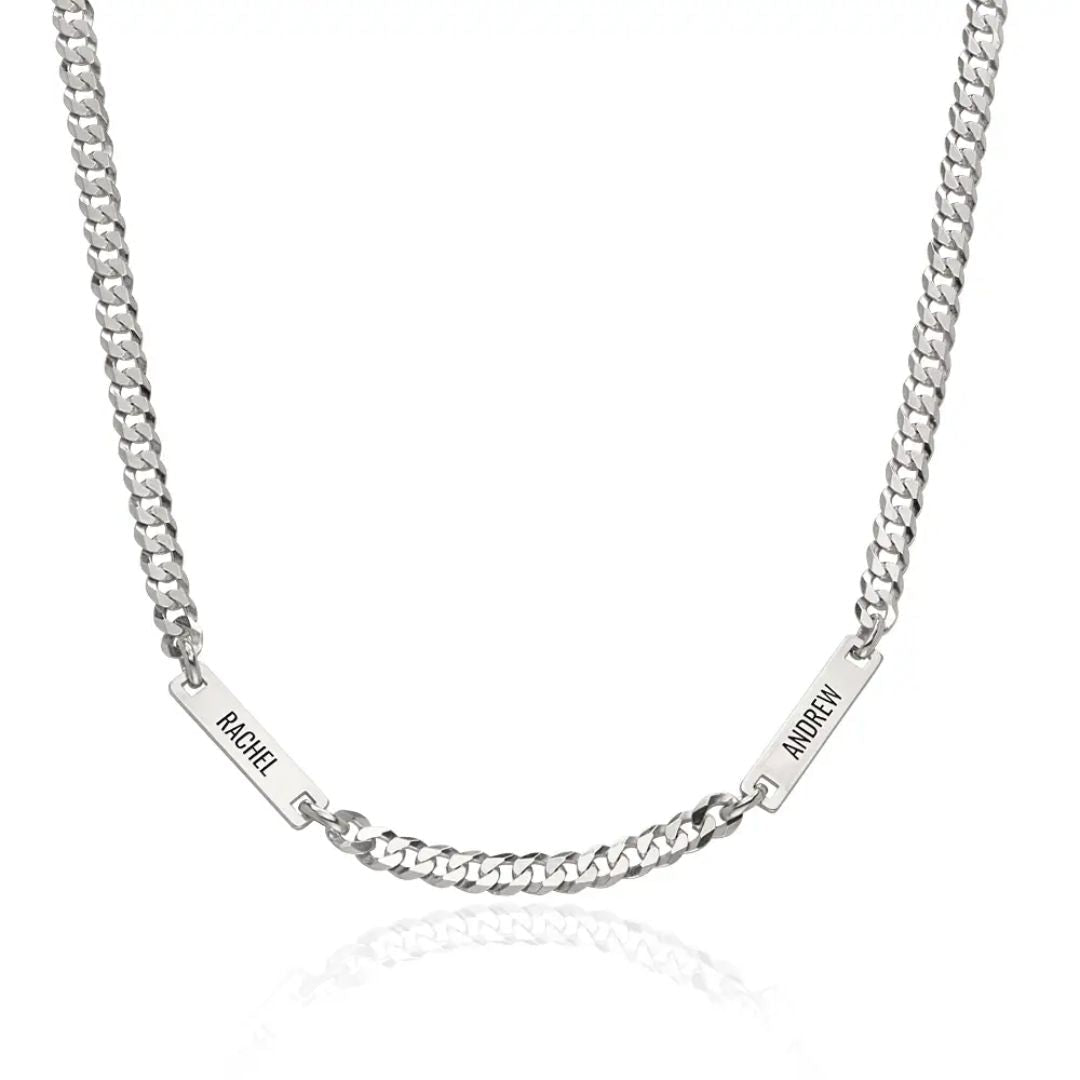 Cadena grabada para hombre - Moroveta