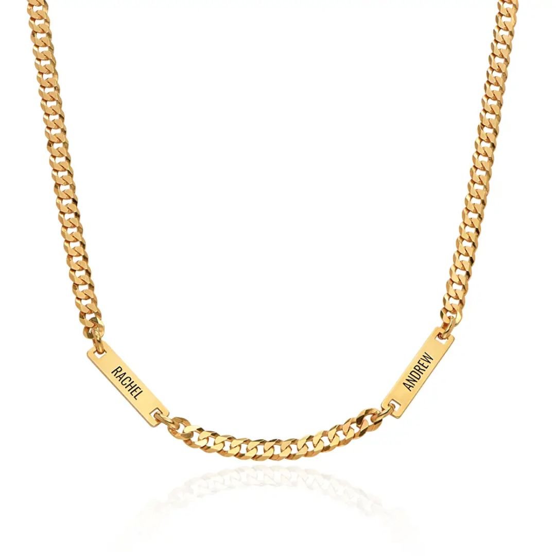 Cadena grabada para hombre - Moroveta