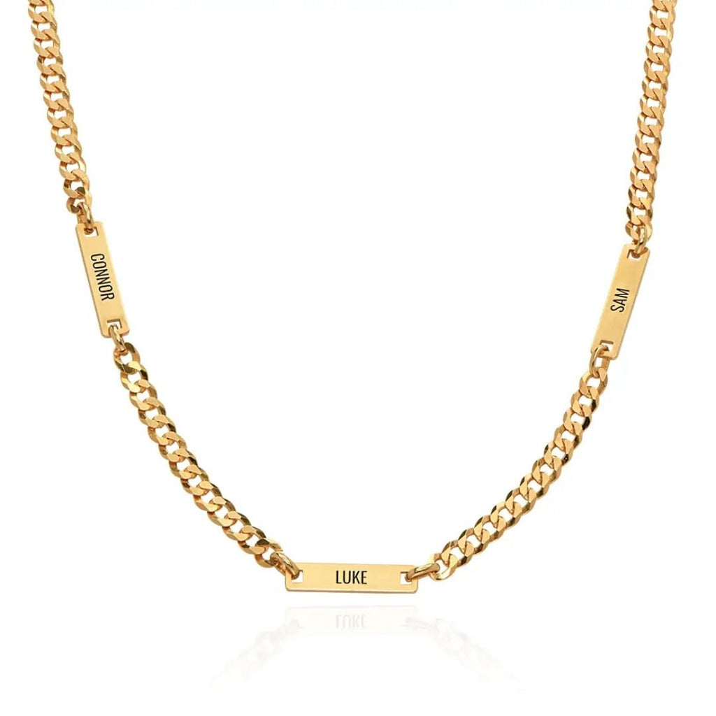 Cadena grabada para hombre - Moroveta