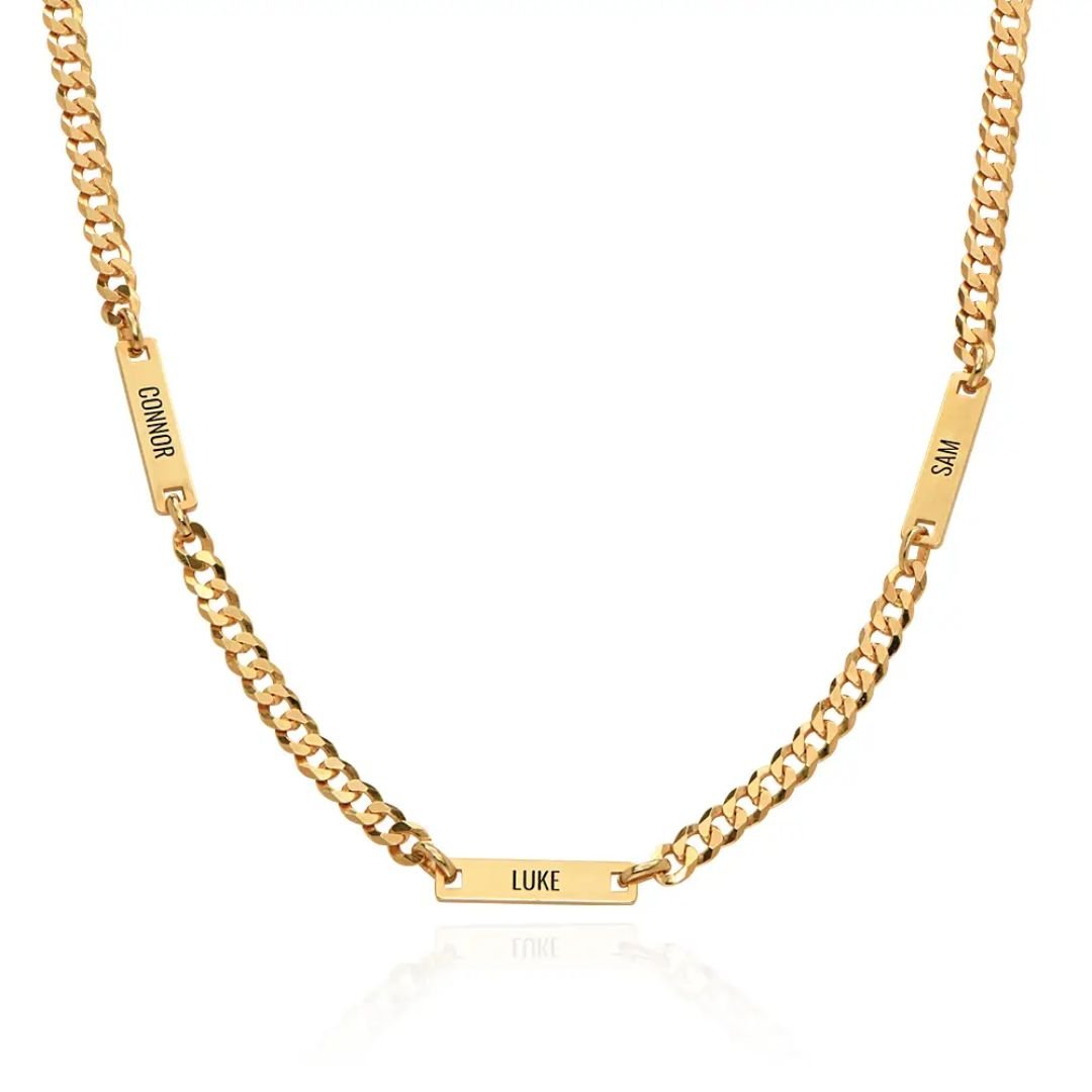 Cadena grabada para hombre - Moroveta