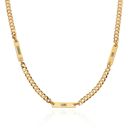 Cadena grabada para hombre - Moroveta