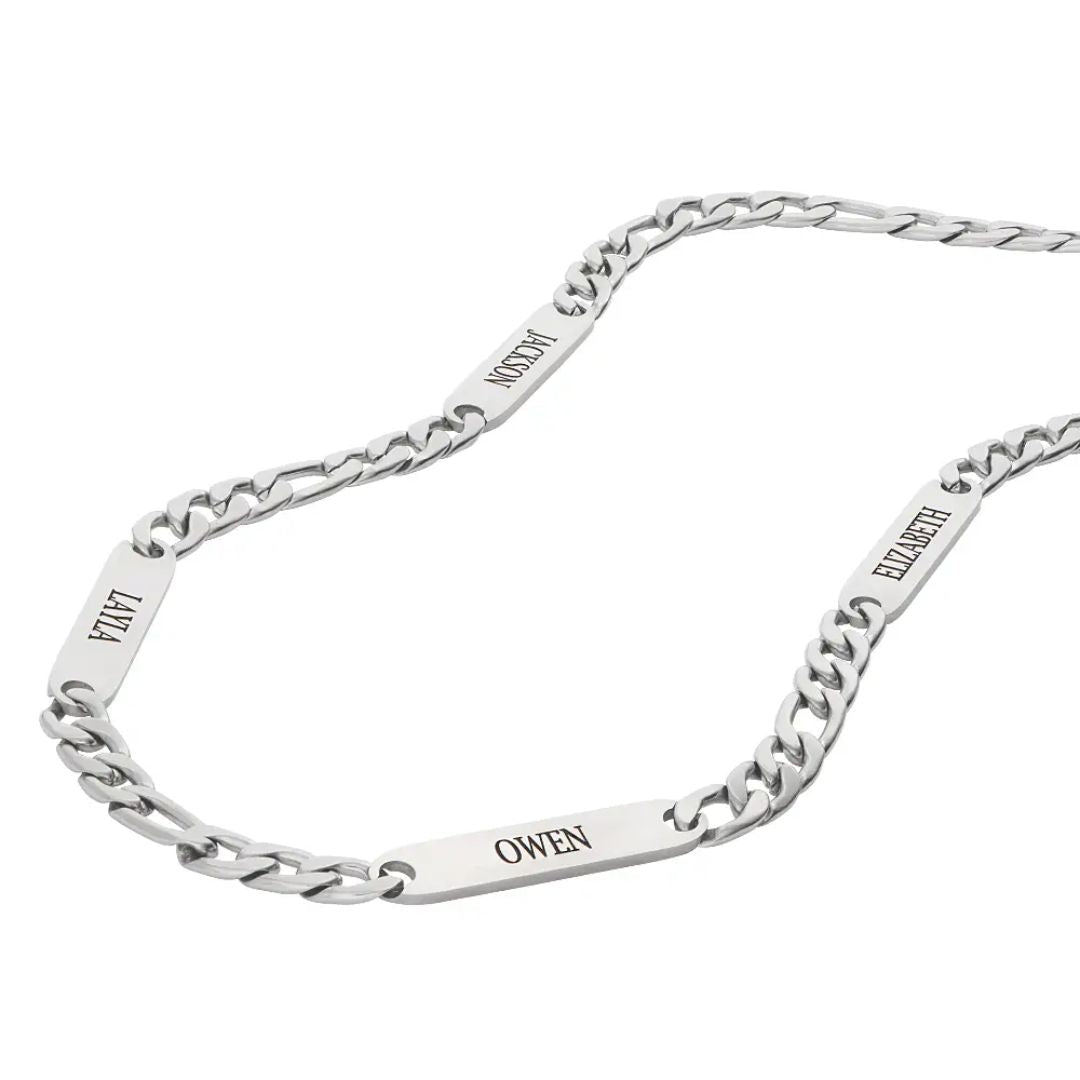Cadena grabada para hombre - Moroveta