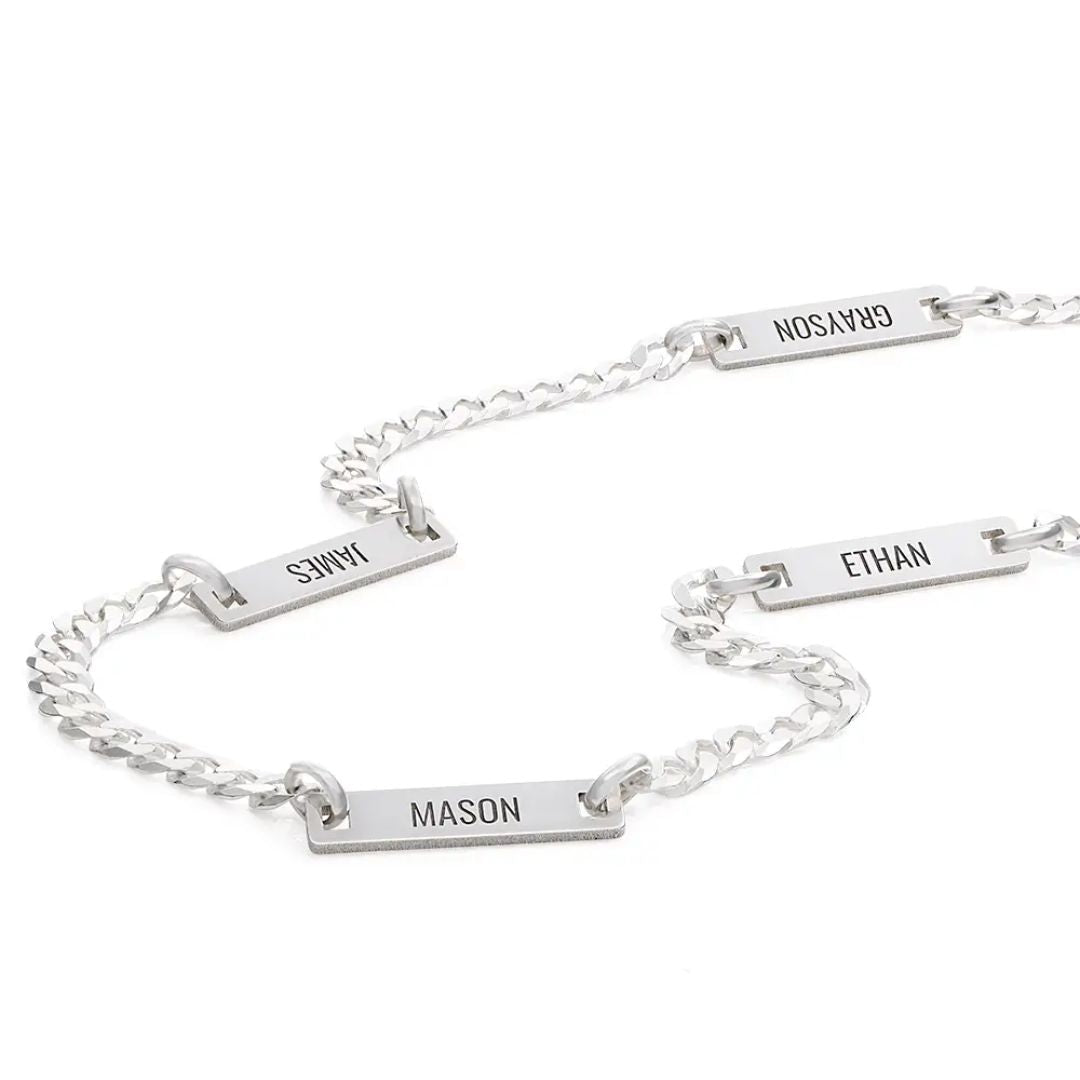 Cadena grabada para hombre - Moroveta
