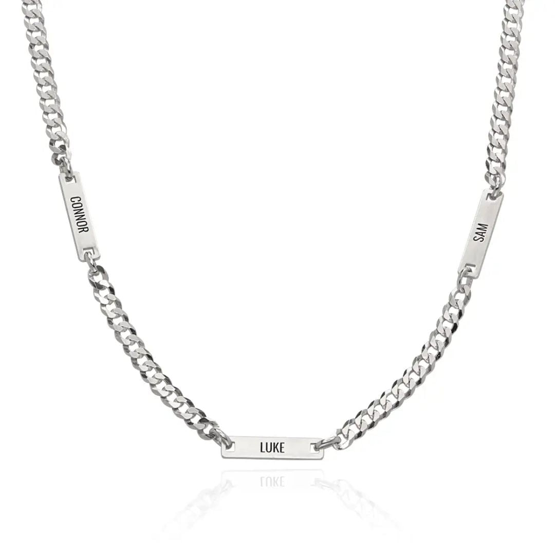Cadena grabada para hombre - Moroveta