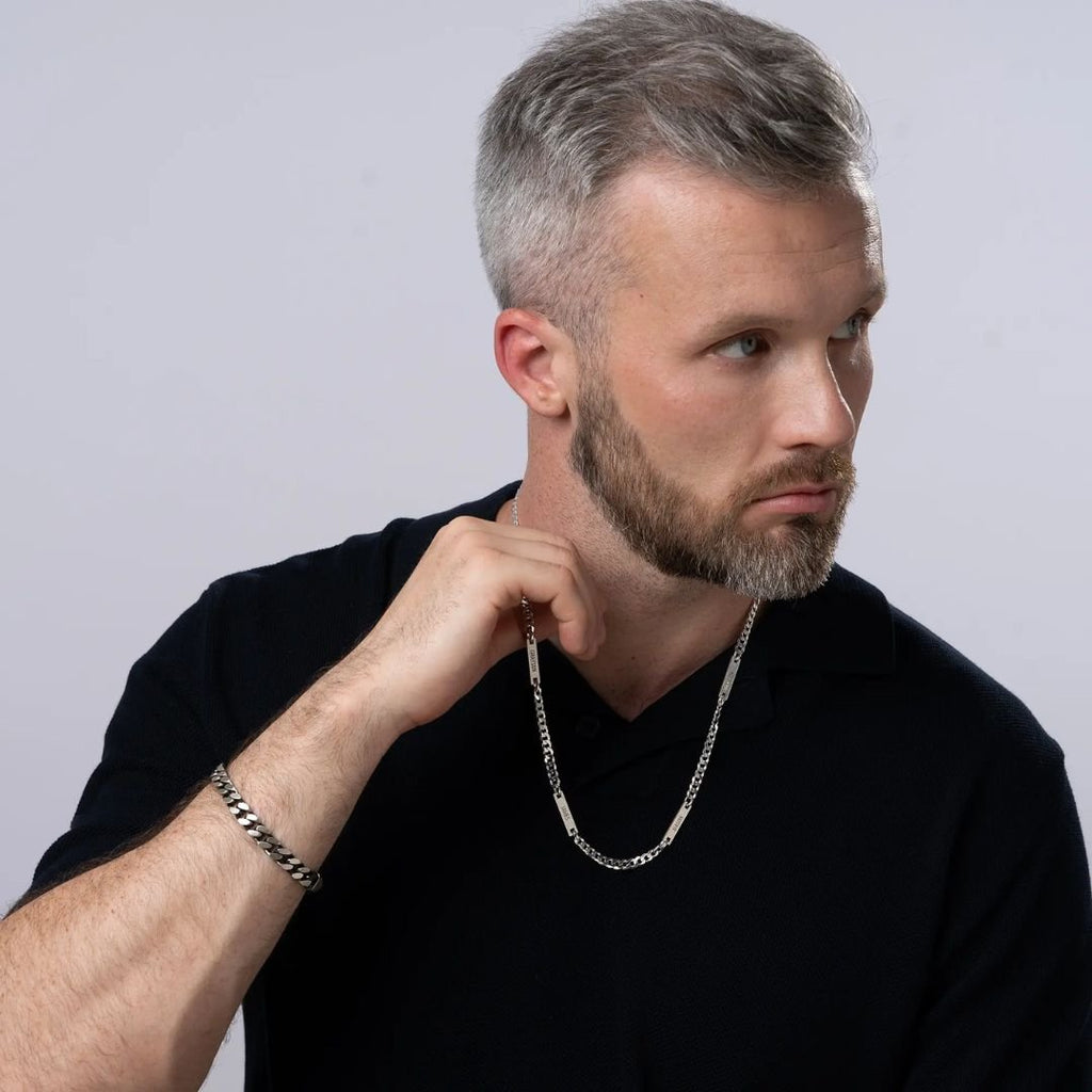 Cadena grabada para hombre - Moroveta