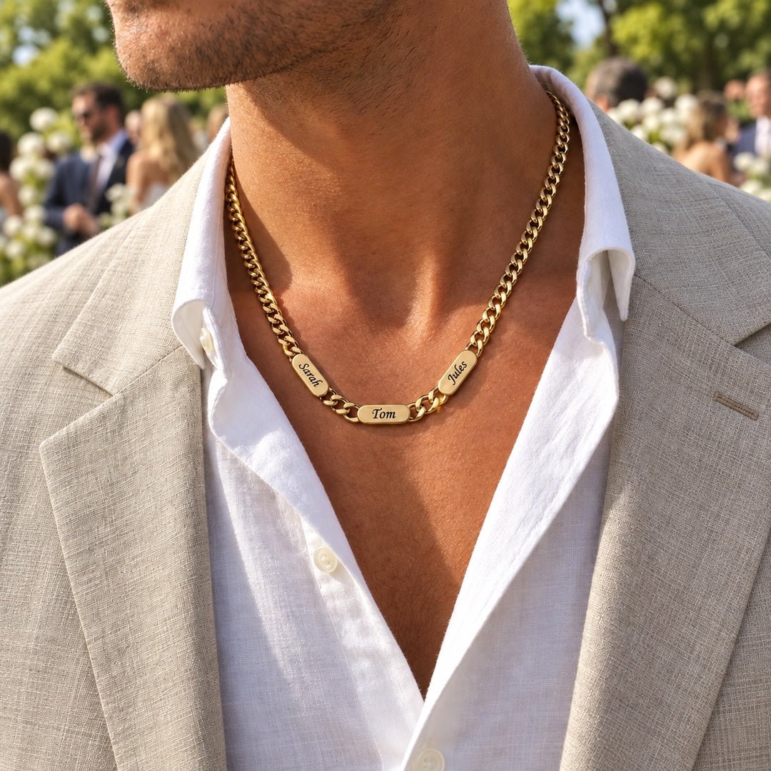 Cadena personalizada para hombre - Moroveta