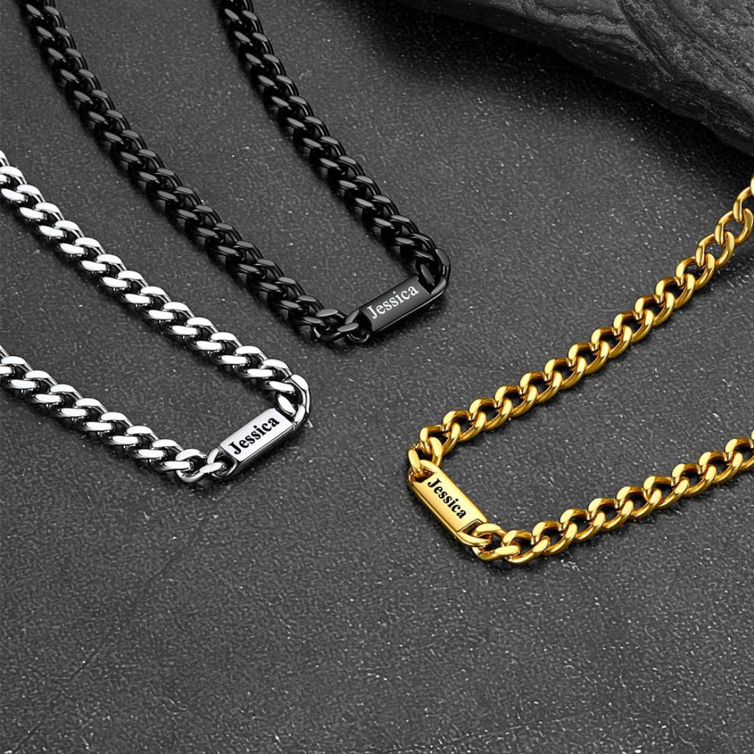Cadena personalizada para hombre - Moroveta