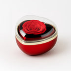Caja de corazón con rosa eterna y collar - Set de regalo - Moroveta