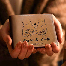 Cargar imagen en el visor de la galería, Cartera de cuero personalizada para parejas - Moroveta