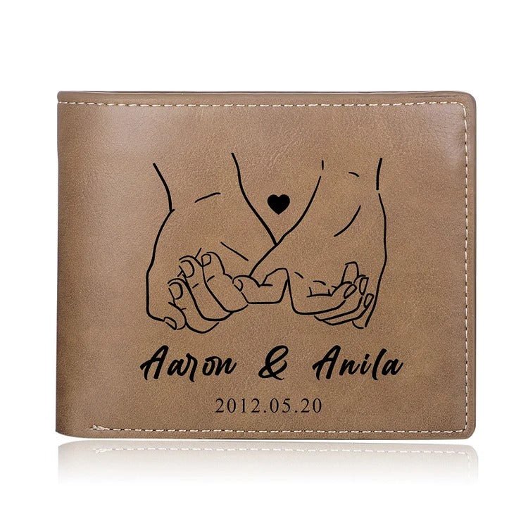 Cartera de cuero personalizada para parejas - Moroveta