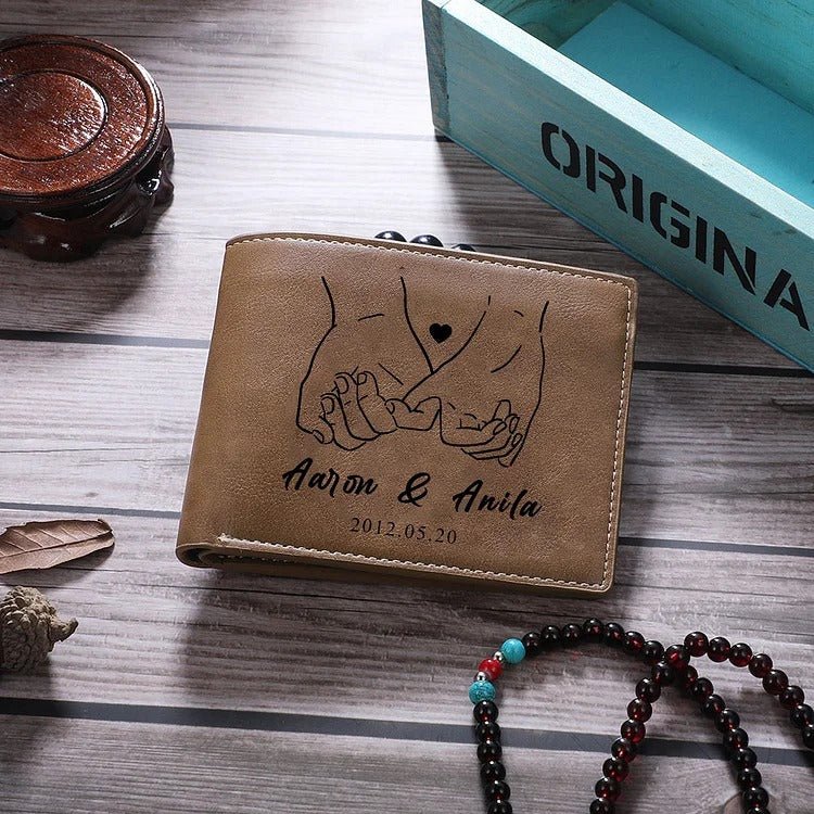 Cartera de cuero personalizada para parejas - Moroveta