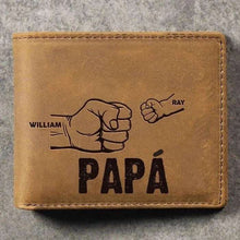 Cargar imagen en el visor de la galería, Cartera personalizada para Papá - Moroveta