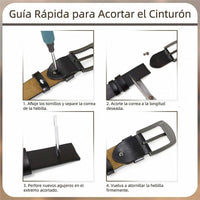 Cinturón de cuero con nombre grabado – Un regalo único para tu pareja - Moroveta