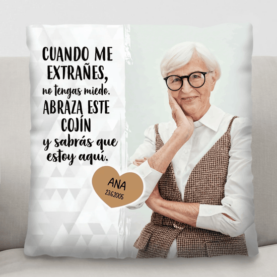Cojín personalizado – Siempre a mi lado - Moroveta