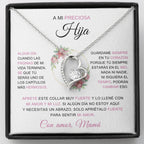 Collar "A mi preciosa hija - Mamá" con caja - Moroveta