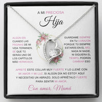 Collar "A mi preciosa hija - Mamá" con caja - Moroveta