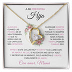 Collar "A mi preciosa hija - Mamá" con caja - Moroveta
