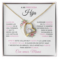 Collar "A mi preciosa hija - Mamá" con caja - Moroveta
