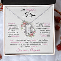 Collar "A mi preciosa hija - Mamá" con caja - Moroveta