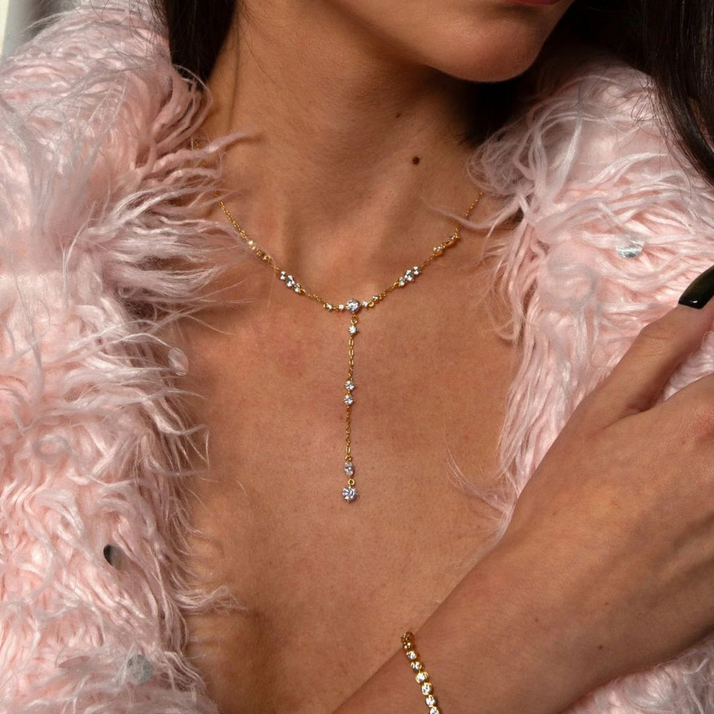 Collar Adriana en Y - Moroveta