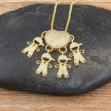 Cargar imagen en el visor de la galería, Collar Amor de Mamá - 1 a 5 colgantes - Moroveta