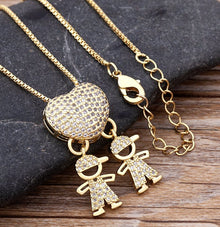 Cargar imagen en el visor de la galería, Collar Amor de Mamá - 1 a 5 colgantes - Moroveta