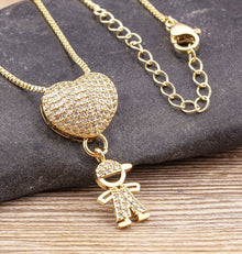 Cargar imagen en el visor de la galería, Collar Amor de Mamá - 1 a 5 colgantes - Moroveta