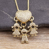 Collar Amor de Mamá - 1 a 5 colgantes - Moroveta