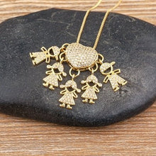 Cargar imagen en el visor de la galería, Collar Amor de Mamá - 1 a 5 colgantes - Moroveta