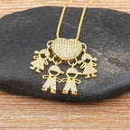 Collar Amor de Mamá - 1 a 5 colgantes - Moroveta