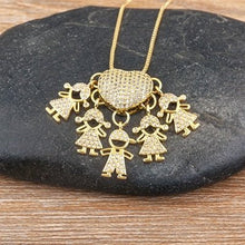 Cargar imagen en el visor de la galería, Collar Amor de Mamá - 1 a 5 colgantes - Moroveta