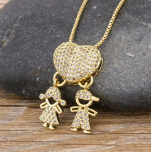 Cargar imagen en el visor de la galería, Collar Amor de Mamá - 1 a 5 colgantes - Moroveta