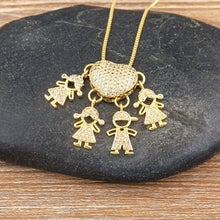 Cargar imagen en el visor de la galería, Collar Amor de Mamá - 1 a 5 colgantes - Moroveta