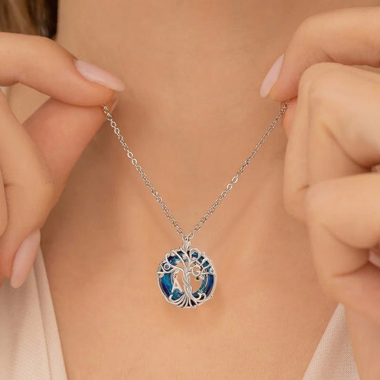 Collar Árbol de la vida con inicial - Moroveta