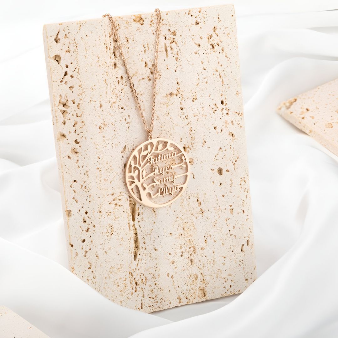 Collar Árbol de la vida con nombres - Moroveta
