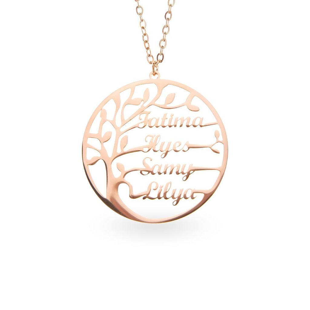 Collar Árbol de la vida con nombres - Moroveta