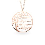 Collar Árbol de la vida con nombres - Moroveta