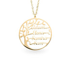 Collar Árbol de la vida con nombres - Moroveta