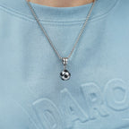 Collar balón de fútbol con nombre personalizado - Moroveta