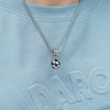 Collar balón de fútbol con nombre personalizado - Moroveta