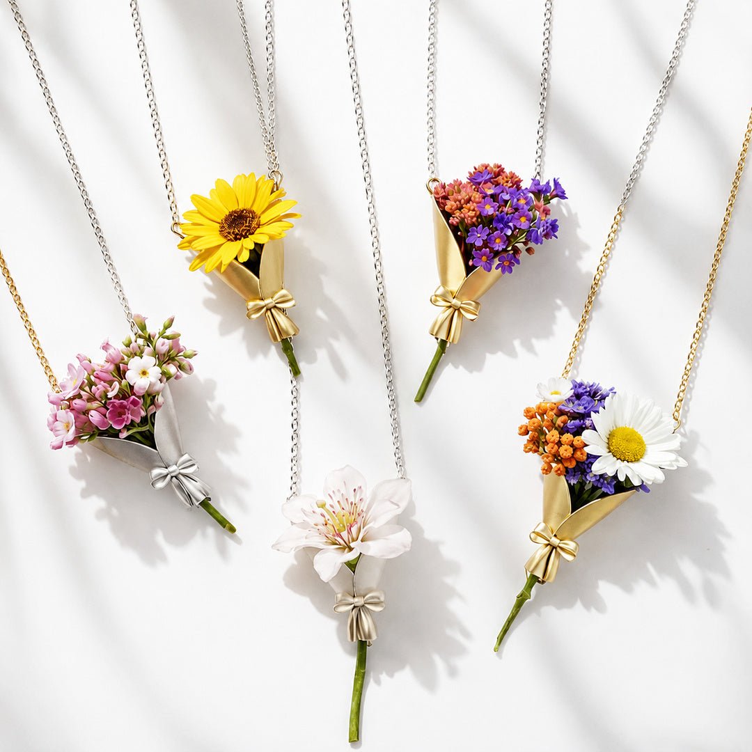 Collar bouquet porta flor - Moroveta