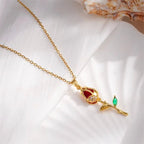 Collar Clavel Rojo - Moroveta