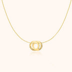 Collar con aros enlazados personalizados con nombres - Moroveta