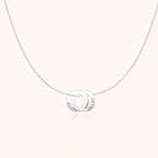 Collar con aros enlazados personalizados con nombres - Moroveta
