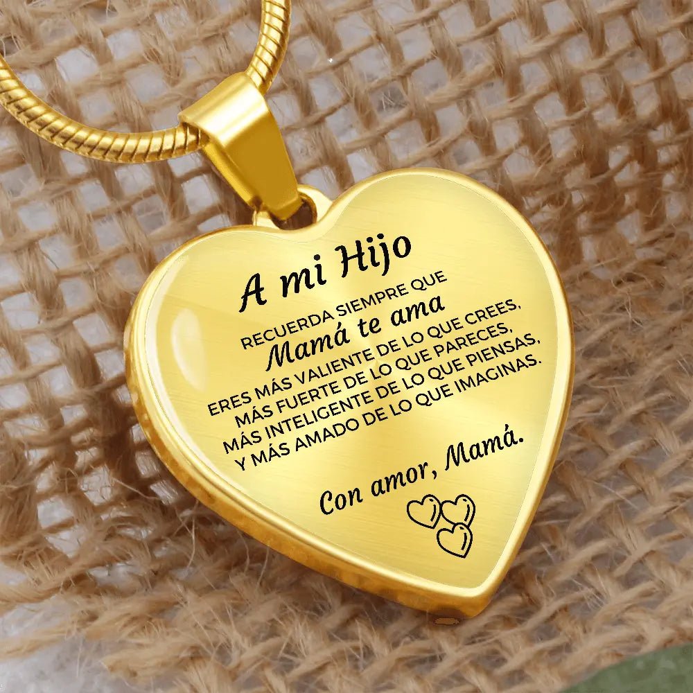 Collar con colgante - A mi Hijo De Mamá - Moroveta