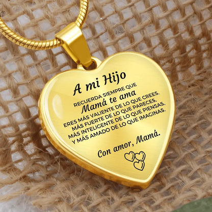 Collar con colgante - A mi Hijo De Mamá - Moroveta