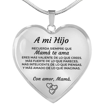 Collar con colgante - A mi Hijo De Mamá - Moroveta