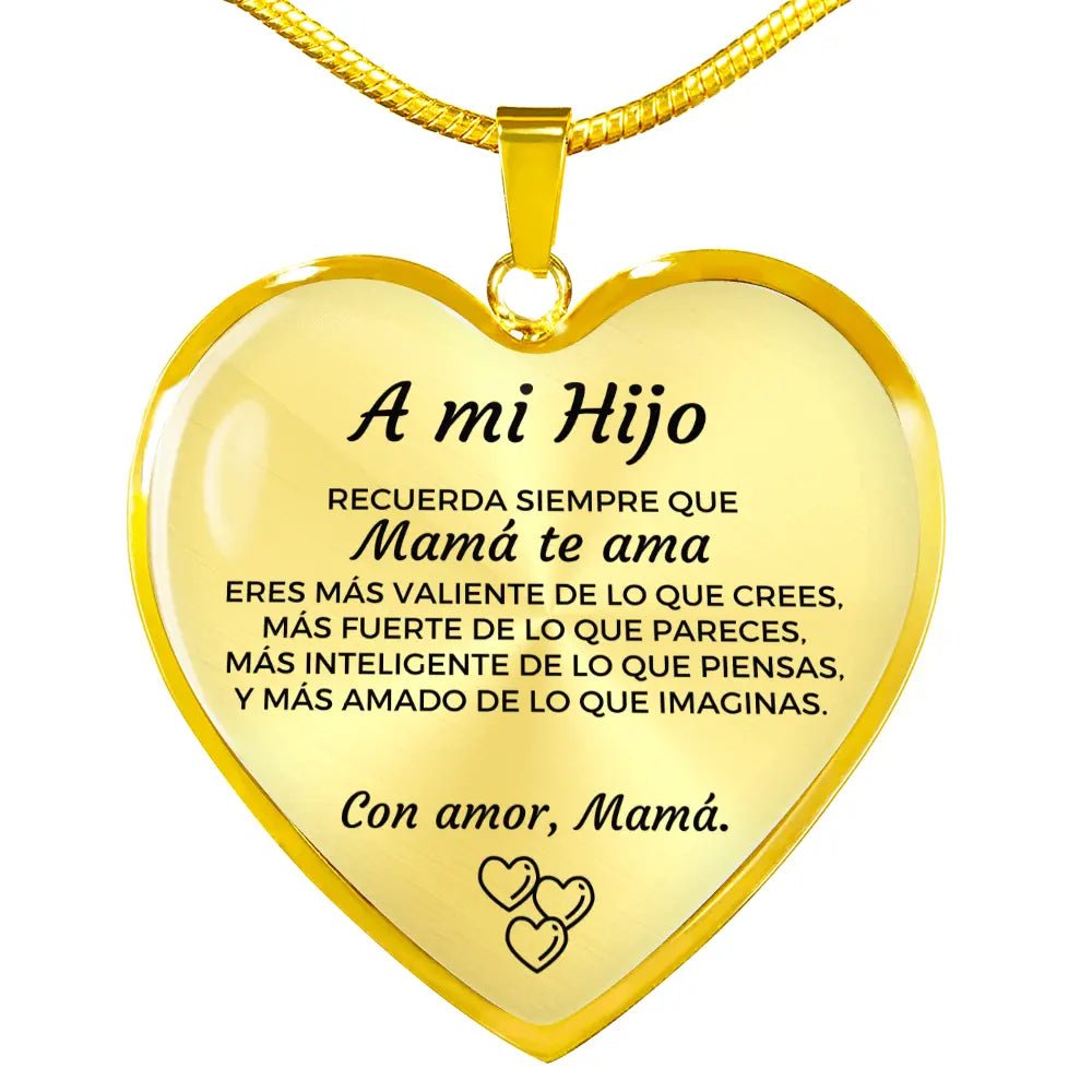 Collar con colgante - A mi Hijo De Mamá - Moroveta
